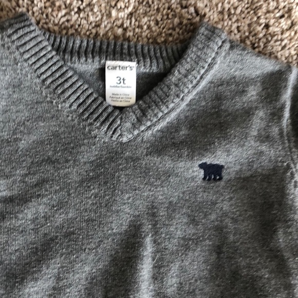 6 3T long sleeve tee/sweater bundle - Picture 5 of 6